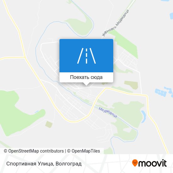 Карта Спортивная Улица