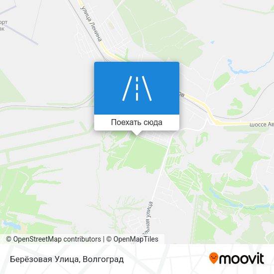 Карта Берёзовая Улица