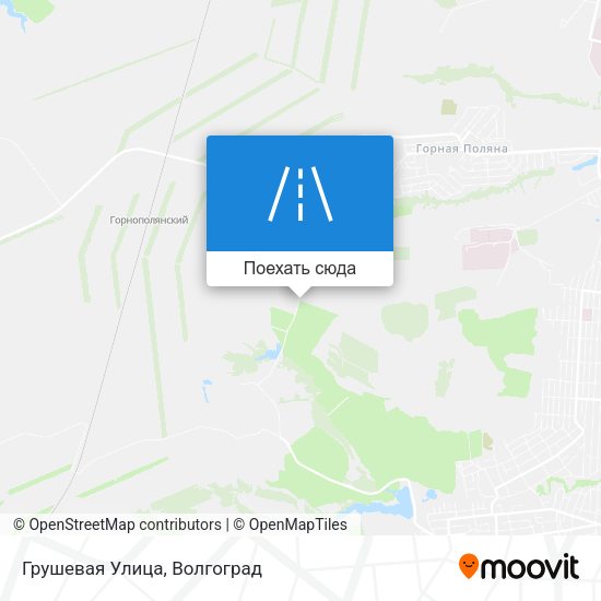 Карта Грушевая Улица