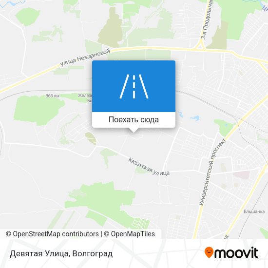 Карта Девятая Улица