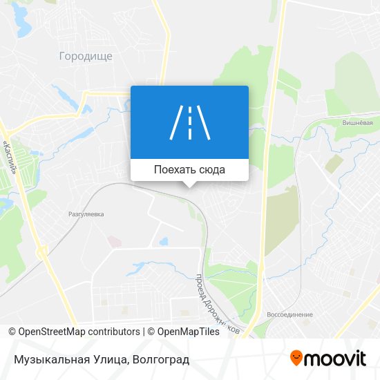 Карта Музыкальная Улица