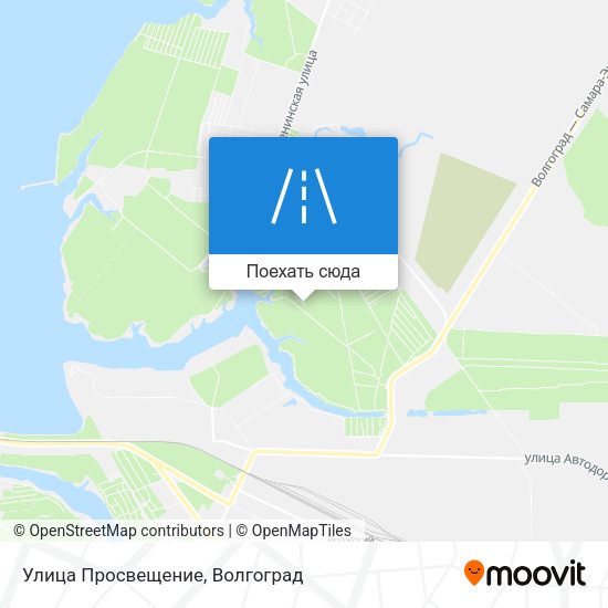 Карта Улица Просвещение