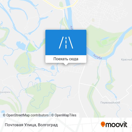 Карта Почтовая Улица