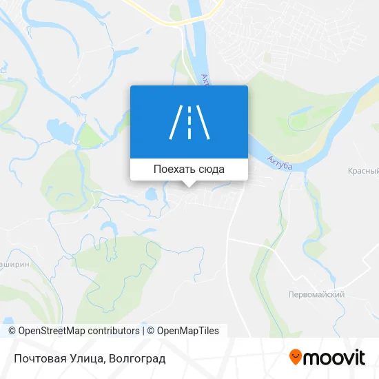 Карта Почтовая Улица