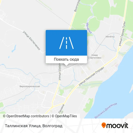 Карта Таллинская Улица