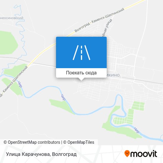 Карта Улица Карачунова