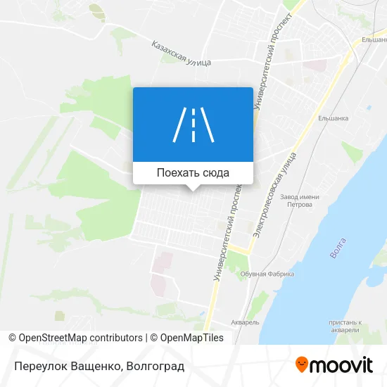 Карта Переулок Ващенко