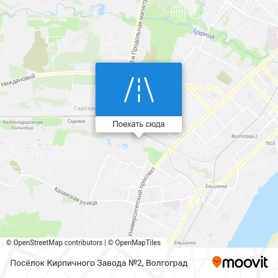 Карта Посёлок Кирпичного Завода №2