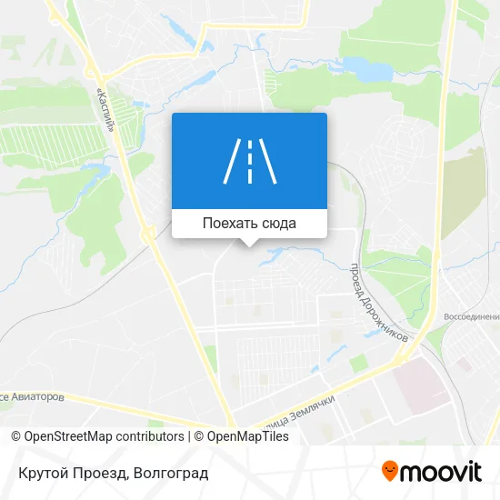Карта Крутой Проезд