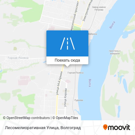 Карта Лесомелиоративная Улица