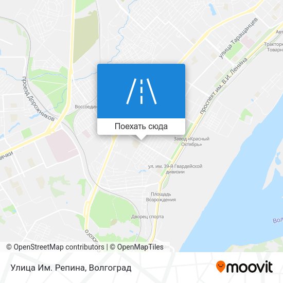 Карта Улица Им. Репина