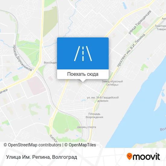Карта Улица Им. Репина