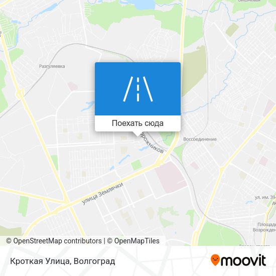 Карта Кроткая Улица