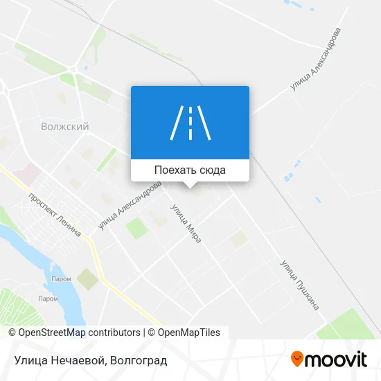 Карта Улица Нечаевой