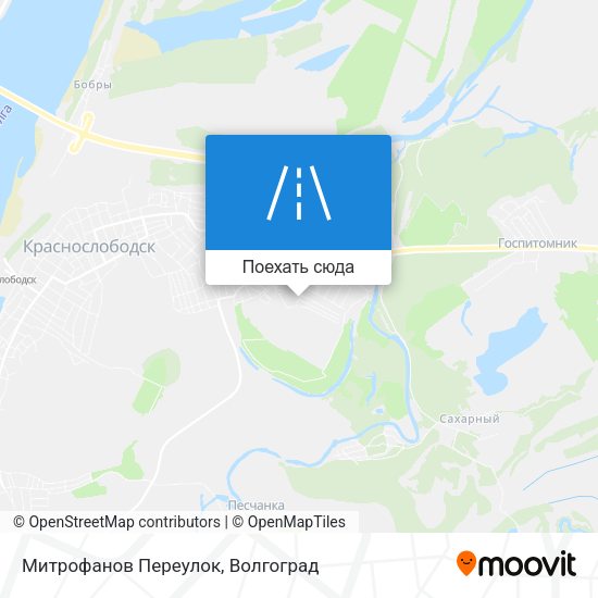 Карта Митрофанов Переулок