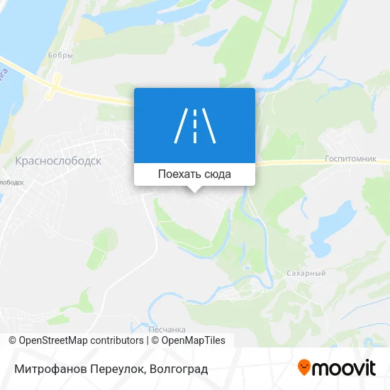 Карта Митрофанов Переулок
