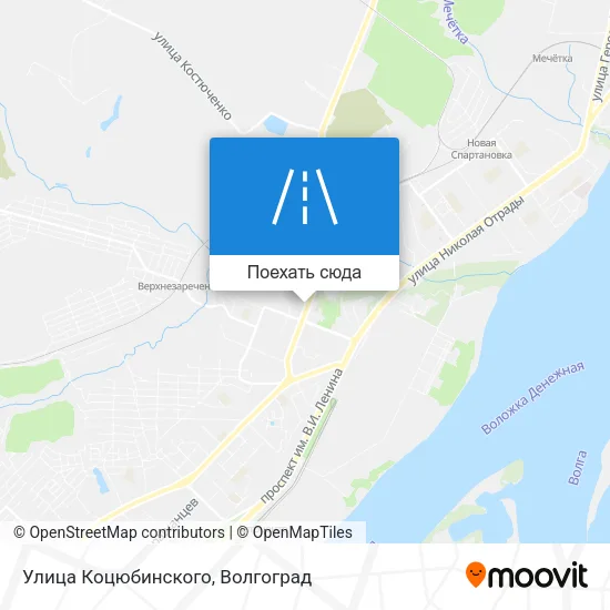 Карта Улица Коцюбинского