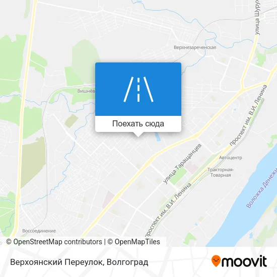 Карта Верхоянский Переулок