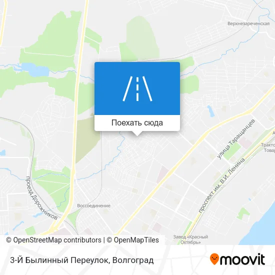 Карта 3-Й Былинный Переулок