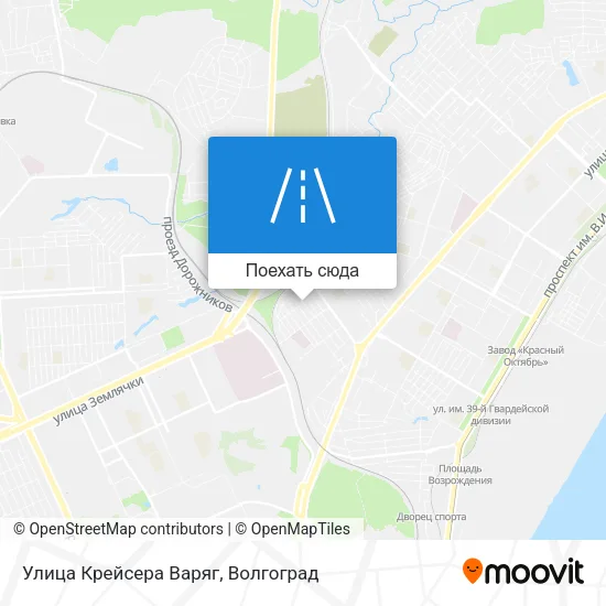 Карта Улица Крейсера Варяг