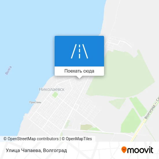 Карта Улица Чапаева
