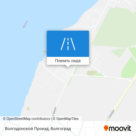 Карта Волгодонской Проезд