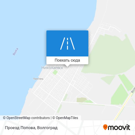 Карта Проезд Попова