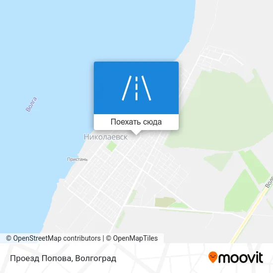 Карта Проезд Попова