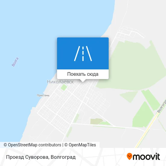 Карта Проезд Суворова