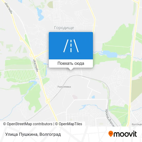 Карта Улица Пушкина