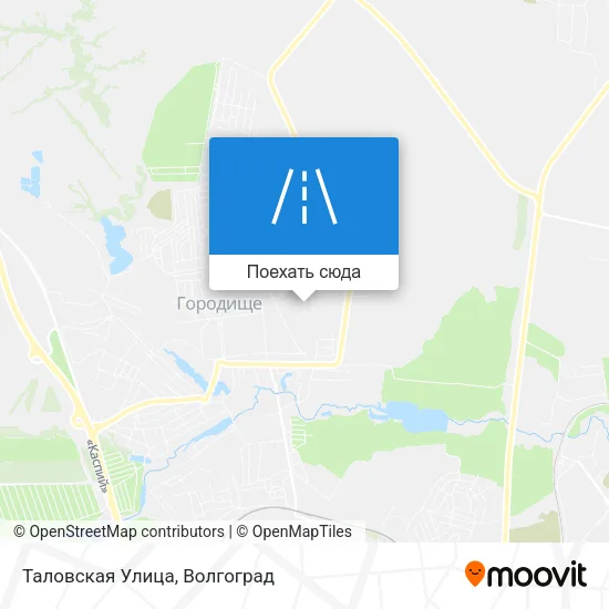 Карта Таловская Улица