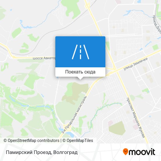 Карта Памирский Проезд