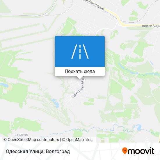 Карта Одесская Улица