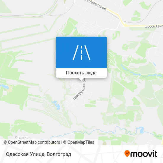 Карта Одесская Улица