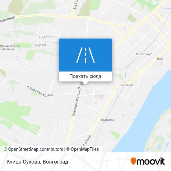 Карта Улица Сухова