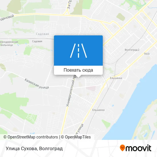Карта Улица Сухова