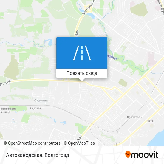 Карта Автозаводская