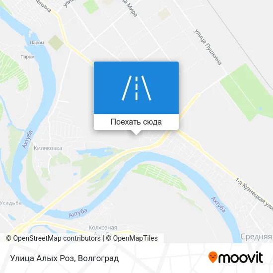 Карта Улица Алых Роз