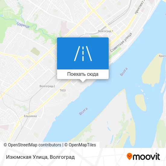 Карта Изюмская Улица