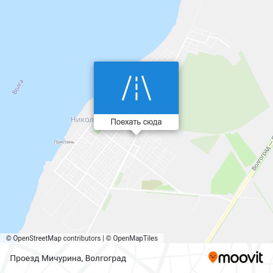 Карта Проезд Мичурина