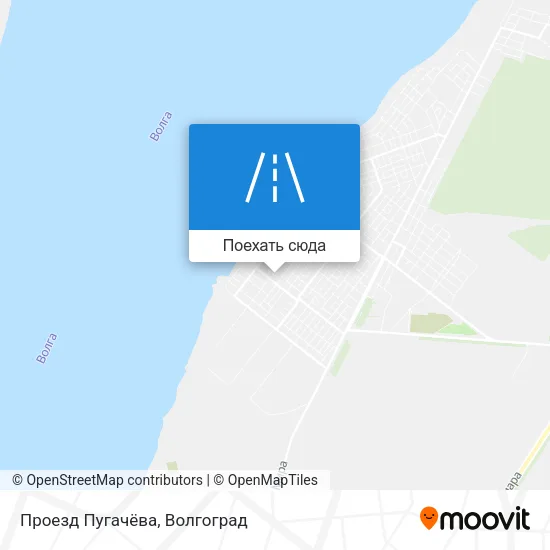 Карта Проезд Пугачёва