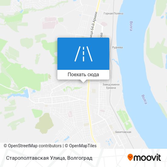 Карта Старополтавская Улица