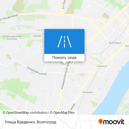 Карта Улица Бурденко