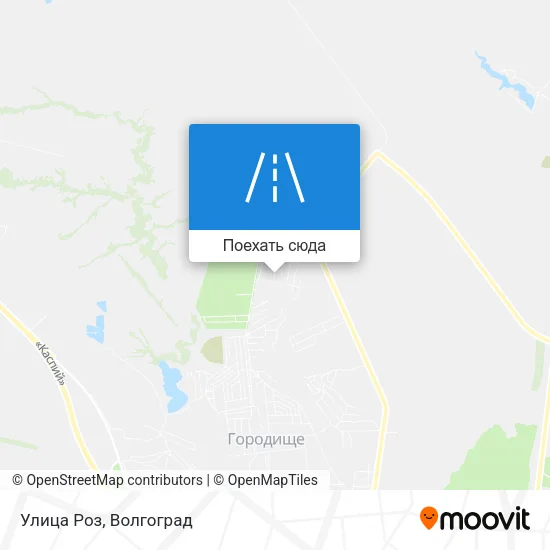 Карта Улица Роз