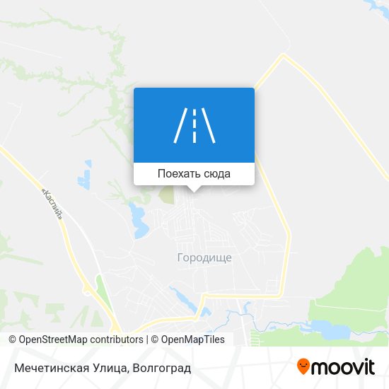 Карта Мечетинская Улица
