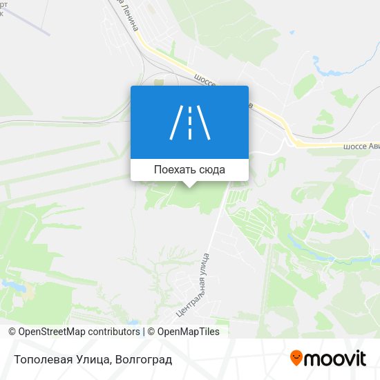 Карта Тополевая Улица