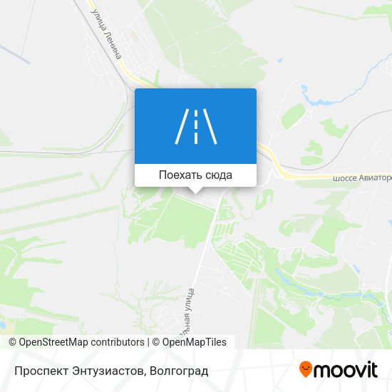 Карта Проспект Энтузиастов
