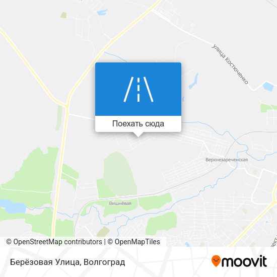Карта Берёзовая Улица