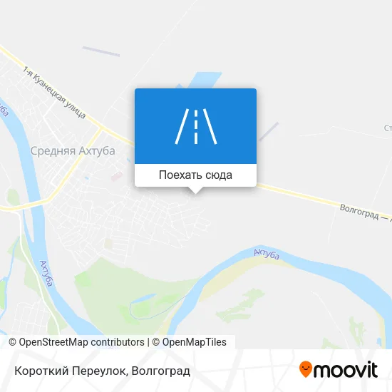 Карта Короткий Переулок