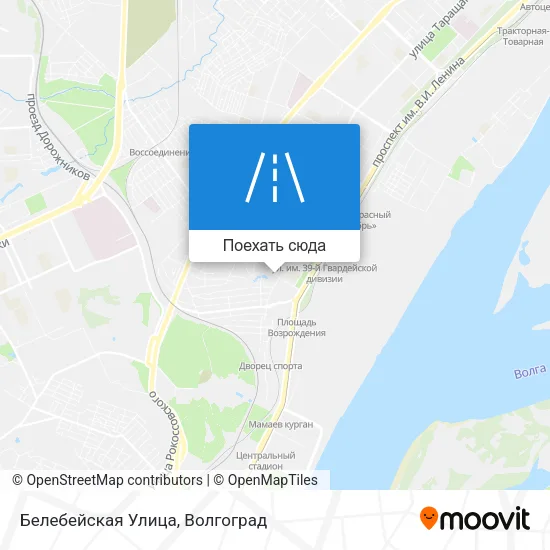 Карта Белебейская Улица